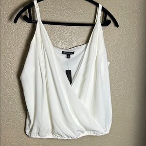 INC International Concepts White Camisole Top